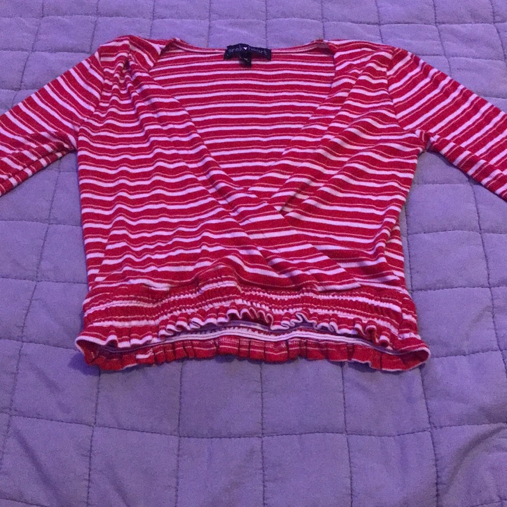 Red striped crop